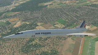 X-Plane 11. Concorde.