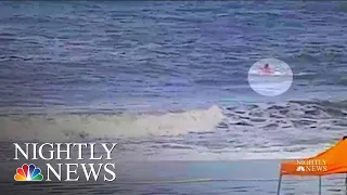 Two Separate Shark Attacks Off Florida Coastline | NBC Nightly News