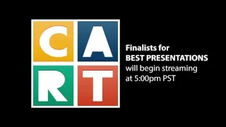 CART 2019 Best Presentation Semi-Finalists (PM)