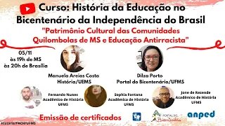 Curso: História da Educação no Bicentenário da Independência do Brasil - Aula 8