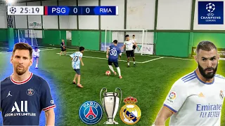 PSG vs REAL MADRID UEFA CHAMPIONS LEAGUE GAME 5 x 5 ‹ Rikinho ›