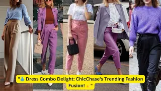 "Mastering Fashion Fusion: ChicChase's Latest Trending Dress Combination!💃"#DressCombination#Fashion