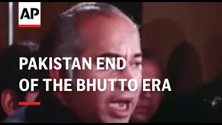 RR7813A PAKISTAN END OF THE BHUTTO ERA