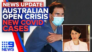 Tennis stars slam quarantine conditions, NSW records 6 new Coronavirus cases | 9 News Australia