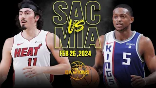 Sacramento Kings vs Miami Heat Full Game Highlights | Feb 26, 2024 | FreeDawkins