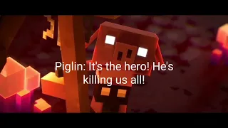 Minecraft legends - Beast cutscene 1 of 3 translation.