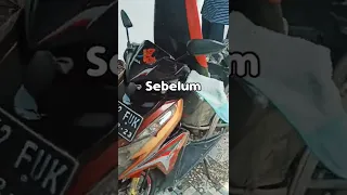 Motor vario jadul dimodif jadi keren banget || motor vario 125 cbs menolak tua 🤣