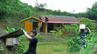 The process of repairing houses, barns, making cabinets and earning money to prepare for the wedding