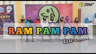 Rampampam (Lets Dance) - Step by Step ID | Zumba | Dance Fitness | Choreo Zin Titin | Miyuki Studio