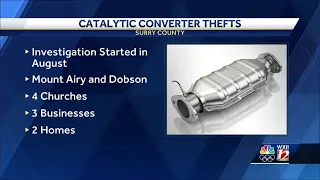 Surry County deputies charge 7 in catalytic converter, motor vehicle thefts
