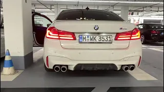 BMW M5 F90 | Pops and bangs | Start-up and revs!