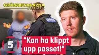 Asylsökandes otydliga historia gör gränspolisen misstänksam | Gränsbevakarna Sverige | Kanal 5