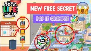 🤩🌈New Free Secret Pop It Crumpet in tocalifeworld | skit | Toca Boca