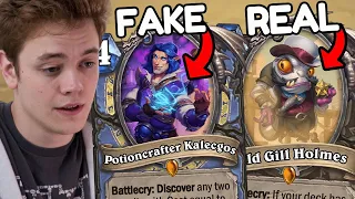 Can An EX Pro Hearthstone Player Guess If A Card is Real?