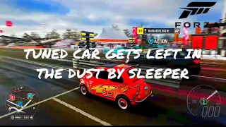 TUNED CAR GETS LEFT IN THE DUST BY SLEEPER!