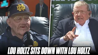 Lou Holtz & Lou Holtz Have A Historic Sit Down On The Pat McAfee Show