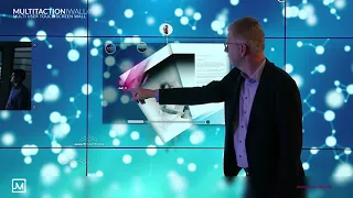 Multitaction iWall - Interactive Multiuser Touch Screen Wall