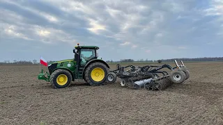 Sezon 2024 John Deere 7270R + Agroland Titanum Heavy 500 Uprawa pod kukurydzę