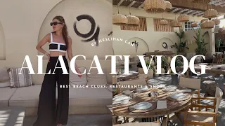 ALACATI TRAVEL VLOG | my friend's bachelorette, best food spots & must go to beach clubs!