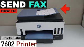 How To Send Fax With HP Smart Tank 7602 All-in-one printer ?