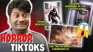 Top Creepy Horror TikToks that will keep you up all night they said! | REACTION (pt. 117)