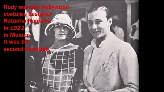 Rudolph Valentino in only recording of his voice "Kashmiri Song" 1923