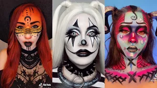 Halloween Makeup Transformation 🔥👻