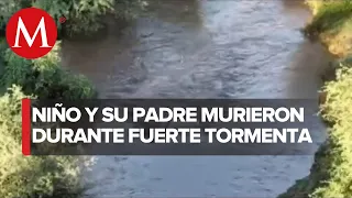 Hombre y su hijo perdieron la vida al intentar cruzar un arroyo en Hermosillo