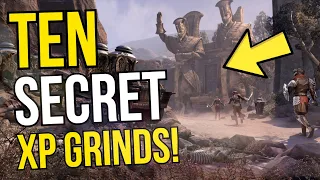 Top 10 SECRET XP Grind Spots In ESO! The Absolute BEST Solo Experience Farming Guide For ESO!!