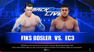WWE 2K19 - Fiks Bosler VS EC3