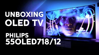 Unboxing Philips 55OLED718 (PL)