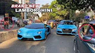 CRAZY DRIVING on STREETS | Lamborghini Aventador in INDIA | Public Reactions & Acceleration