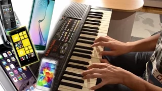 Мелодии смартфонов на пианино (IPhone, Sumsung, Nokia)