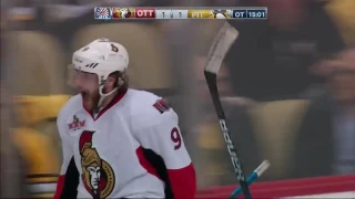 Bobby Ryan OT Goal vs. Penguins in Game 1