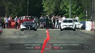 BUGATTI vs NISSAN| drag race