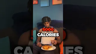 I ate 5000 calories everyday for a week as a skinny guy #bulking #bulkingchallenge #skinnyguys