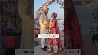 Ushnah shah ki shadi | Bridal shot of ushnah Shah #lifeinpakistan #viralvideo #youtubeshorts #desi