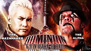 NJPW DOMINION 2019 PREDICTIONS IBUSHI-NAITO VIII & OKADA-JERICHO & OSPREAY-DRAGON & ISHII-TAICHI II