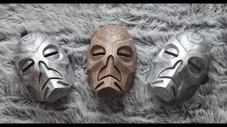 The making of a Skyrim dragon priest mask