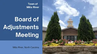 Board of Adjustments - May 18, 2021