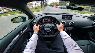 2018 Audi RS3 Sportback (400HP) LOUD NON-OPF EXHAUST Sound 4K POV Autobahn City Drive | Carz Crew
