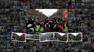 Страна в гневе во Франции активисты жёлтых жилетов в восьмой раз проводят акции протест