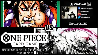 One Piece Card Game Tournament Match Booster OP05 (part25) - Kozuki Oden vs Charlotte Katakuri