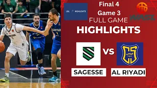 Sagesse vs Al Riyadi Full Game Highlights WASL Semi Final Game 3