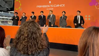 J-Hope and RM of BTS answer Liam's question - PERMISSION TO DANCE ON STAGE LA