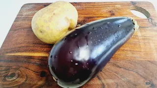 If you have 1 eggplant and 1 potato❗make this eggplant recipe. Without meat but better than meat.