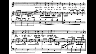 Bereite dir, Jesu, noch itzo die Bahn (BWV 147 - J.S. Bach) Score Animation
