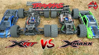 RC SHOOTOUT 2 - Traxxas X-Maxx vs XRT (Stock)