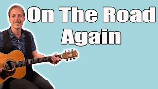 Willie Nelson On The Road Again Guitar Lesson + Tutorial + TABS