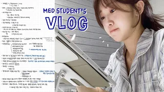 (eng)의대생vlog | 오랜만에 말아온 시험기간 영상🍜 | 공부하는 법을 잊은 의대생😩 | 다들 공부 어떻게 해요